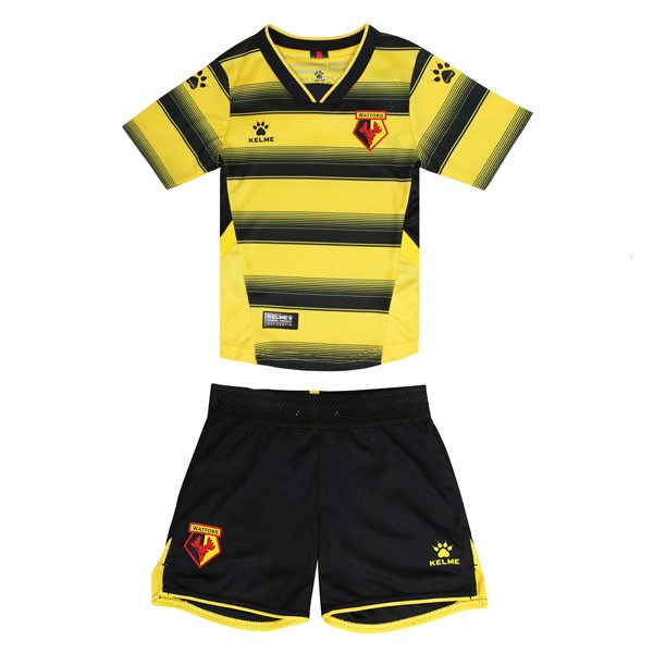 Heimtrikot Watford Kinder 2021-2022 Gelb Günstige Fußballtrikots